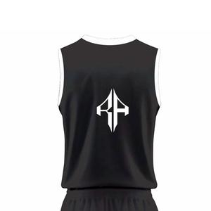 Conjuntos de uniformes de baloncesto sin mangas para hombre de verano transpirables de secado rápido ATLANTIC 100% poliéster logotipo personalizado nombre del equipo OEM - Product Image 5