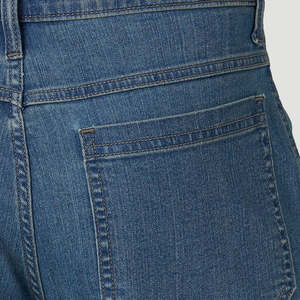 Pantalones cortos vaqueros para hombre con logotipo personalizado, nuevo diseño, ligeros, transpirables, patrón sólido, cintura media, estilo informal, 100% de algodón para adultos - Product Image 3