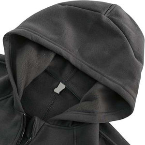 Sweat à capuche de gymnastique de haute qualité pour femmes, sweat à capuche respirant et surdimensionné avec broderie 3D, prix de gros, sweat à capuche zippé - Product Image 3