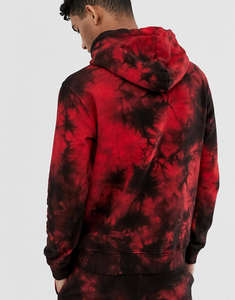 Top Trending Wholesale Men Thick <b>Fleece</b> 100% Cotton <b>Black</b> Tie Dyed Embroidered Eco-Friendly Pullover Hoodies Winter Bulk Custom - Product Image 6