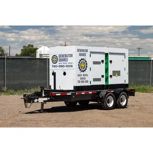 Groupe électrogène diesel industriel d'occasion de 240 kW avec sélecteur de tension et sortie insonorisée - Product Image 1