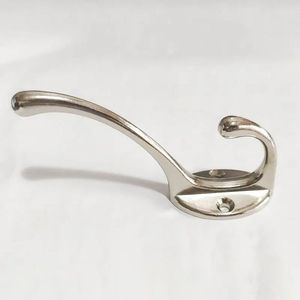 <b>Black</b> Diamond Shape Wall Mounted <b>Hook</b> Sturdy Iron for Entryway Kitchen Utility Organization Plain for <b>Coats</b> Towels Hats Keys - Product Image 3