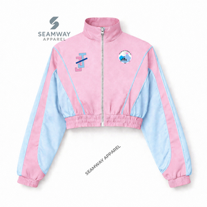 Veste coupe-vent Jack And Jill Of America, légère, décontractée, tendance, imperméable, à fermeture éclair, pour femmes - Product Image 1