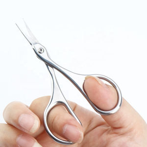 Household Beauty Stainless Steel <b>Nail</b> <b>Scissors</b> with Sharp Curved Blade Durable Reusable Cuticle Trimming Tool <b>for</b> Manicure - Product Image 3