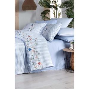 Sarev Eva Bella V4 blu Pique Set copripiumino doppio