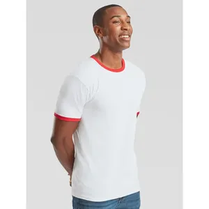 Valueweight Custom Promotional <b>Ringer</b> <b>T</b>-<b>Shirt</b> for Merchandising - Product Image 6
