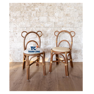 Chaise en rotin design mignon pour enfants meubles artisanat chaises en rotin meubles pour enfants fabriqués au Vietnam vente en gros écologique - Product Image 1