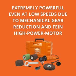 Pulidora Profesional de Acero Inoxidable de 1200W con Velocidad Variable, Características Ergonómicas de Seguridad - Máquina de Pulir y Rectificar Superficies - Product Image 4