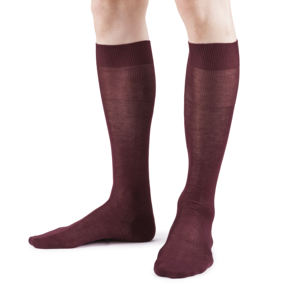 Calzini Lunghi da Uomo Italiani 100% Cotone Lisle, Stile Retrò Marrone, 5 Dita, Stampa Digitale, Estivi, Fornitura ODM - Product Image 5