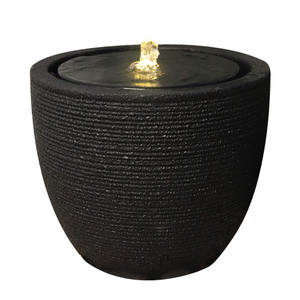 Ligero W102H26 Ornamento de jardín de hormigón Característica de agua de fibra de vidrio para diseño de paisaje Fábrica directa de Vietnam - Product Image 1