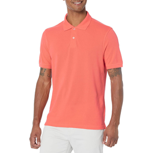 Chemise de golf décontractée à manches courtes en tricot, logo personnalisé OEM, imprimé, unie, écologique, séchage rapide, respirante - Product Image 1