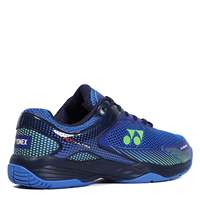 Chaussures de badminton d'été pour hommes For Hy Ultra Professional - Marine, semelle intermédiaire en EVA, fermeture à lacets, semelle extérieure en caoutchouc, doublure supérieure en mesh