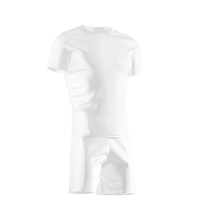 Maillots de football vierges à personnaliser, prêts pour l'impression numérique, 100 % polyester, séchage rapide, col en V, manches courtes - Product Image 1