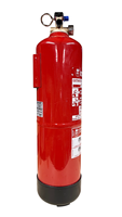 Extincteur à poudre ABC portable AUXI-FOC PI-3 AC CE 3KG certifié EN3 |   Tuyau flexible de 3-4 m de portée (en acier inoxydable)