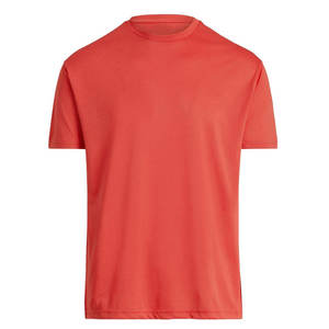 T-shirts pour hommes en vrac 100% coton tricoté respirant à séchage rapide uni imprimé col rond streetwear coupe confortable toutes saisons - Product Image 1