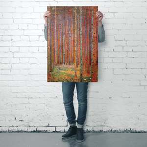 Gustav Klimt Paper <b>Poster</b> 'Fir Forest' for Wall Decor - Product Image 4