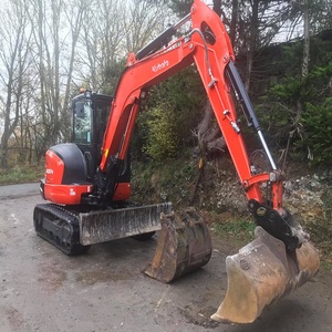 Achetez une pelle kx057-4 Kubota abordable, vente en gros de machine d'excavation compacte expédition rapide qualité supérieure prête pour l'exportation - Product Image 4