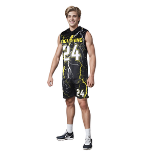 Uniforme de Flag Football 7v7 de la Mejor Calidad, Impreso por Sublimación OEM, con Capucha, Uniforme de Flag Football Personalizado con el Nombre/Número de tu Equipo - Product Image 1