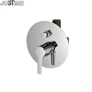 JUSTIME Modern Hot And Cold Water Brass Shower Mixer Valve Balanced Valve