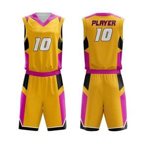 Hot Trending Alta calidad 100% Poliéster Ropa de baloncesto Equipo de entrenamiento transpirable Ropa deportiva Top Diseño impreso Conjuntos de uniformes - Product Image 6