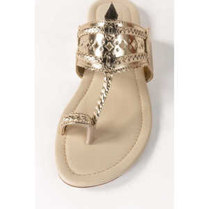 Vestido Pakistaní Kolhapuri Dorado IWE-KLP24-22, Sari de Georgette y Seda, Lehenga Choli Estilo Bollywood con Salwar - Product Image 3