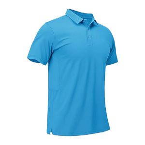 Camiseta de Manga Corta para Hombre, 100% Algodón, 240g, Antiarrugas, con Logotipo Bordado Personalizado, Color Sólido, al por Mayor - Product Image 1