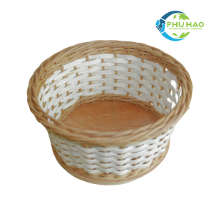 PRODUCTO SUPERIOR Premium 100% Cestas artesanales de ratán vietnamita natural para la organización de la cocina Perfectas para las necesidades de almacenamiento de alimentos - Product Image 2