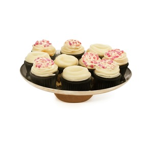 แท่นวางเค้กโลหะสีทองสุดหรูวัสดุเหล็กสำหรับงานเลี้ยงงานแต่งงานและที่วางคัพเค้ก - Product Image 6