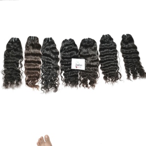 Extensions de cheveux humains ondulés 100% naturels, qualité supérieure, prix d'usine, cheveux vietnamiens bruts alignés sur les cuticules, par Export - Product Image 4