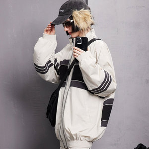 New <b>Men's</b> Breathable <b>Jacket</b> Spring And Autumn Zipper Hooded Windbreaker <b>Long</b>-sleeved Custom Design Custom - Product Image 6