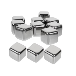Chilling Stone Stainless Steel <b>Ice</b> <b>Cube</b> Red Wine Chiller Stone Reusable Stainless Steel <b>Ice</b> <b>Cube</b> Chilling Rocks - Product Image 6