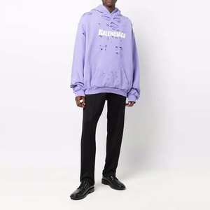 เสื้อฮู้ดดี้สำหรับผู้ชายคุณภาพดีมาพร้อมเทคนิคการปักลายสีพื้นสำหรับฤดูหนาว - Product Image 5