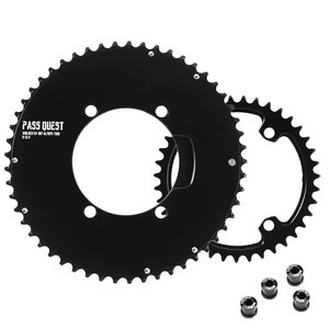 Plato de 110 BCD para Bicicleta de <span class=keywords><strong>Carretera</strong></span> <span class=keywords><strong>Shimano</strong></span> <span class=keywords><strong>105</strong></span> 5800 6800 DA9000 48/35T 50/34T 52/36T 53/39T 54/40T 2X - Product Image 1