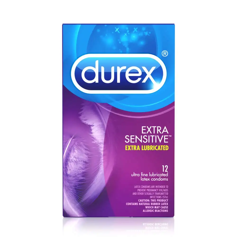 Quality Condoms Extra Sensitive Natural Latex Condoms, Fine & Extra Lubricated condom USA stock