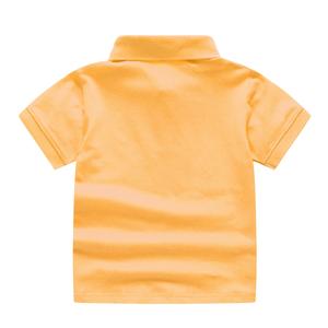 Camiseta Polo Informal de Punto 100% Algodón al por Mayor para Niños Pequeños, Manga Corta, Cuello Camisero, Uniforme Escolar, Diseño Sólido Personalizado - Product Image 6