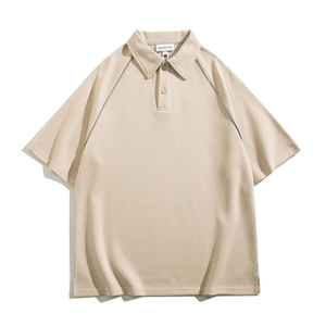 OEM โลโก้ที่กําหนดเองเสื้อโปโลเสื้อยืดขนาดใหญ่เสื้อยืดโปโลสตรีทแวร์ที่กําหนดเองเท Homme ออกแบบเสื้อโปโลผู้ชาย - Product Image 3