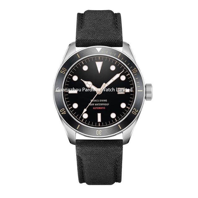 300m Diving Sport Automatic Watch 316L Stainless Steel Sapphire Crystal Ceramic Bezel Men's Watch Super-Luminova Day/Date
