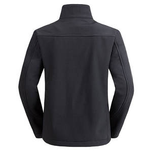 Wholesale <b>Men</b>’s Softshell <b>Jacket</b> | Full Sleeve Zipper Streetwear Stand Collar <b>Jacket</b> | Best Selling Adult <b>Soft</b> <b>Shell</b> <b>Jacket</b> - Product Image 4