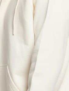 Sudadera con capucha de lana con cremallera completa para hombre, Sudadera con capucha informal de gran tamaño lisa con bolsillos y cordón para ropa de calle o de descanso - Product Image 2