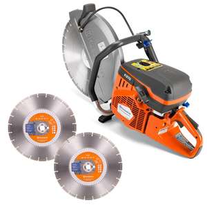 Scie à béton industrielle Husqvarna K970 MKIII 16 pouces 4,8 kW 400mm moteur à batterie 2 lames pour bricolage et personnalisation OEM - Product Image 1