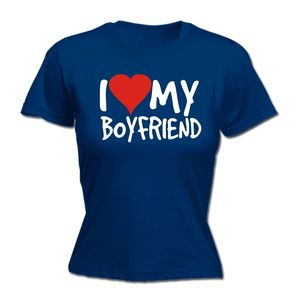 I <b>Love</b> My Boyfriend WOMENS T-SHIRT Girlfriend BF tshirts make <b>your</b> own custom logo printed tshirts female - Product Image 4