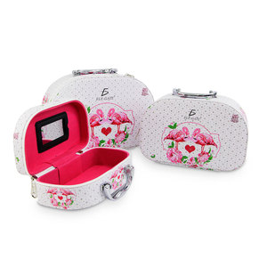 Set di 3 Borse Organizer per Cosmetici, Portatili, Grande Capacità, Ecologiche, per Kit da Toilette con Logo Personalizzato Stampato - Product Image 1
