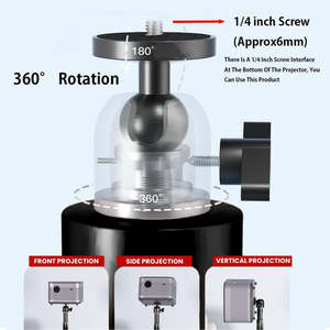 5Core <b>Projector</b> Stand Height Adjustable <b>Mount</b> Floor w 360° Swivel 3 Mounting Options - Product Image 3