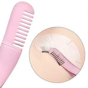 1 Pc Eyelash <b>Comb</b> Tweezers Stainless Steel Anti-Static Non-Magnetic Professional Volume 3D <b>Lashes</b> Extension Tweezers Tools - Product Image 2