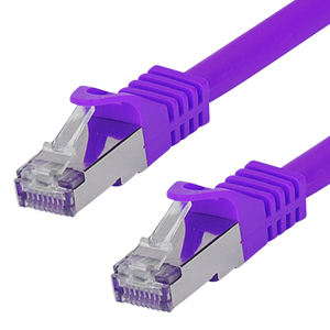 Câble de patch Cat.7 câble LAN RJ45 connecteur Cat.6a violet - Product Image 1
