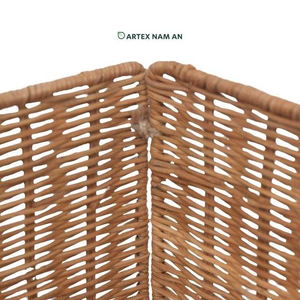 Panier cube de rangement en rotin fabriqué à la main pour la décoration et l'organisation de la maison moderne - Product Image 2