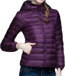 แจ็กเก็ตผ้าซาตินมีซิปสำหรับผู้หญิงผ้าซาตินมีฮู้ดน้ำหนักเบากันน้ำขนาดพลัสไซส์ - Product Image 4