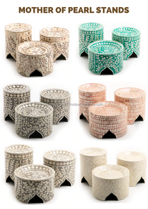 คุณภาพสินค้า-รูปไข่แม่ของมุกหวายถาดอาหารที่ให้บริการถาดทำด้วยมือในเวียดนาม - Product Image 6