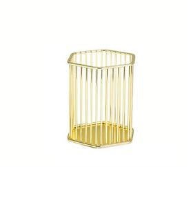 High quality metal wire gold polished <b>cutlery</b> holder fancy design tableware <b>cutlery</b> <b>stand</b> at affordable price - Product Image 1