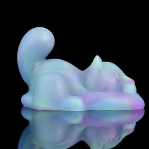 Livraison directe Vibrateurs de contrôle sans fil Fantasy Grinders Cat shaped Silicone Luminous vagin Massager Lesbian Foreplay Sex Toys - Product Image 2